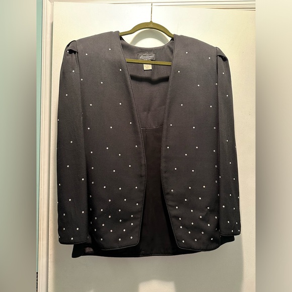 Vintage 1992 2-pc evening gown & jacket set by Karen Lawrence by Matthew. Sz 12 - Picture 13 of 15